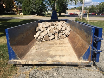 Rental Dumpster for Concrete