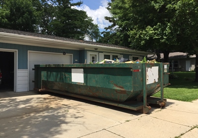 Rental Dumpster in Green Bay