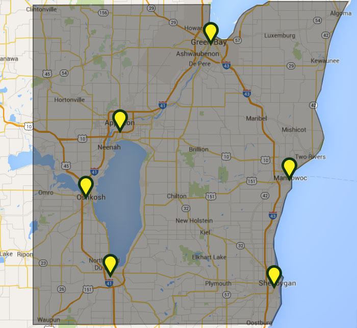 Servicio de alquiler de contenedor de basura área de Green Bay